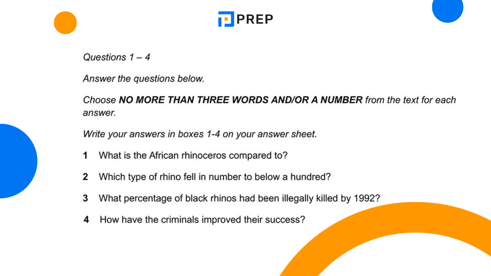 Short-Answer Questions - หนึ่งในประเภทคำถามที่พบบ่อยใน IELTS Reading
