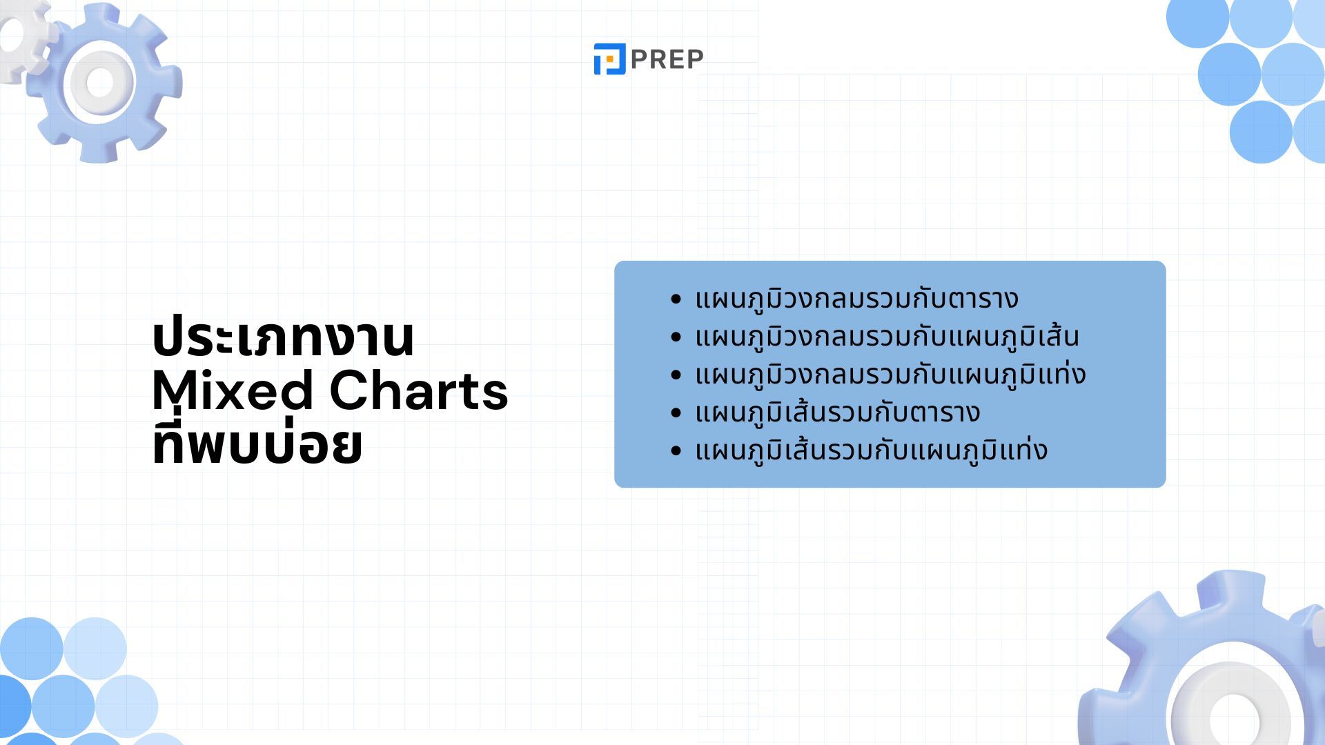 วิธีเขียน Mixed Chart ใน IELTS Writing Task 1 - เทคนิคและตัวอย่าง