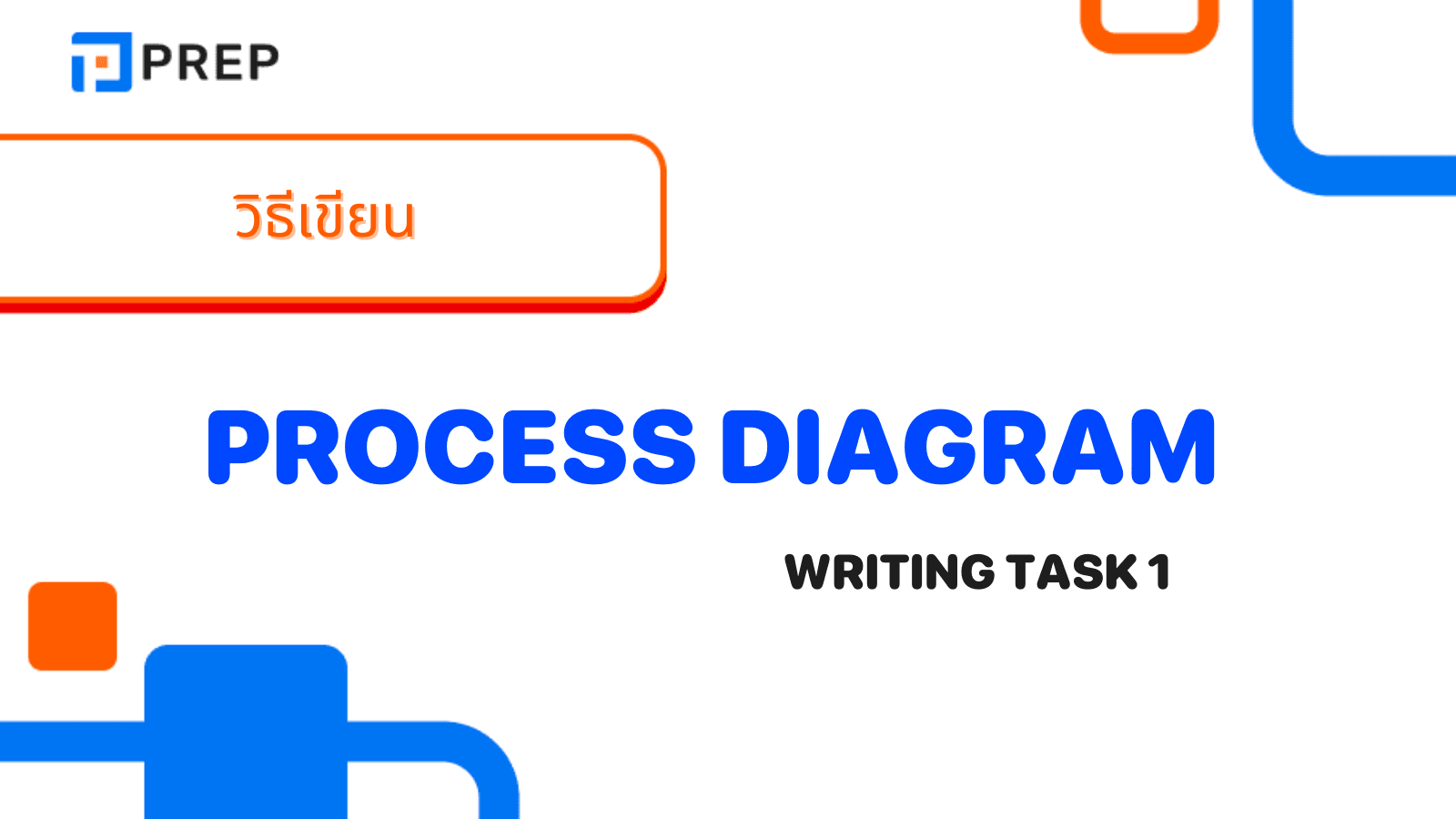 เขียน Writing Task 1 ประเภท Process Diagram ใน IELTS - สิ่งที่ควรรู้