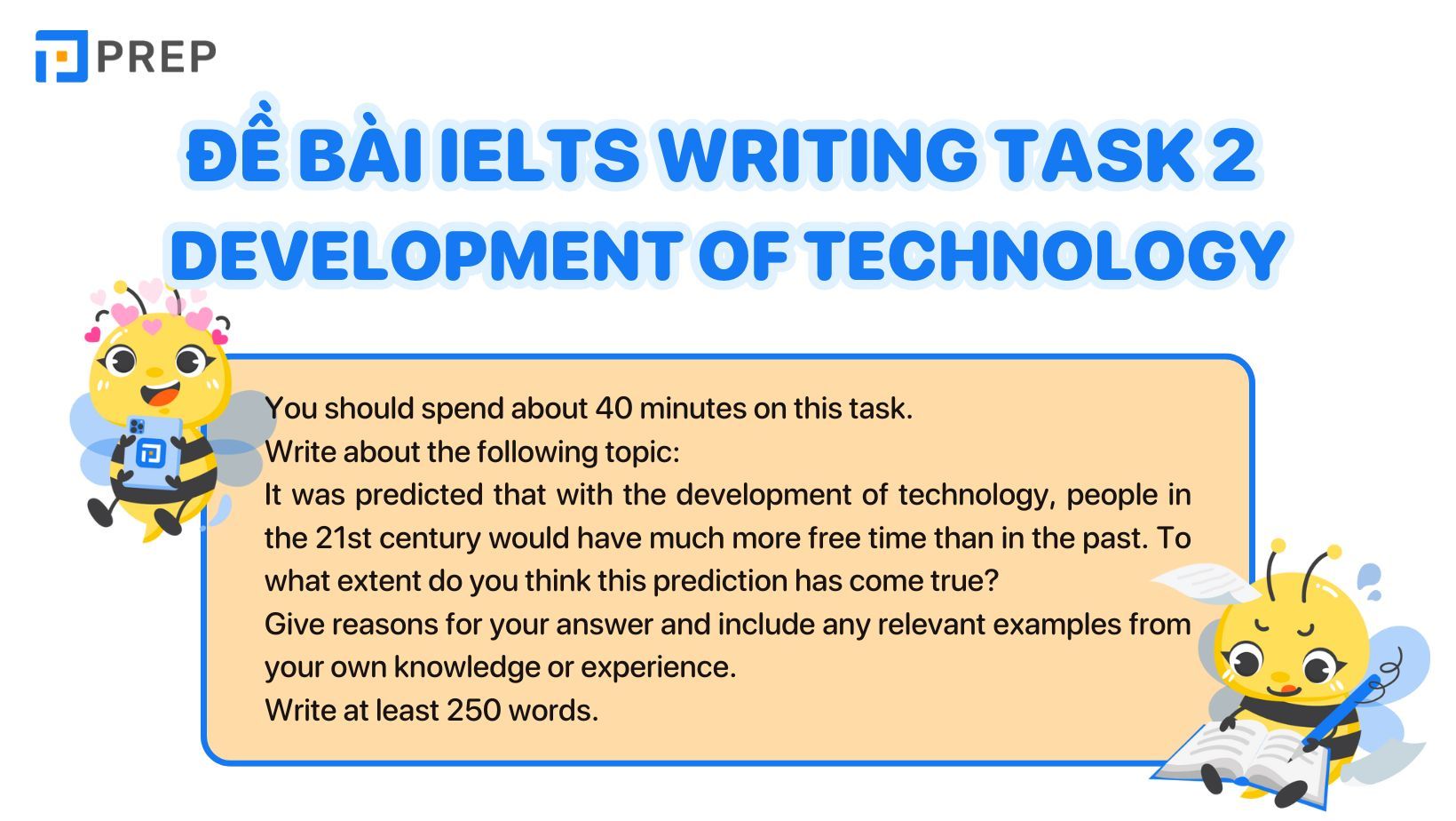IELTS Writing Task 2 Development of technology