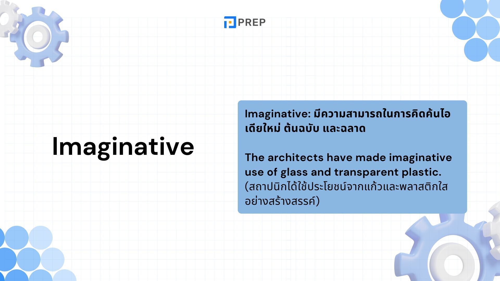 การแยกความแตกต่างระหว่าง Imaginable, Imaginary และ Imaginative
