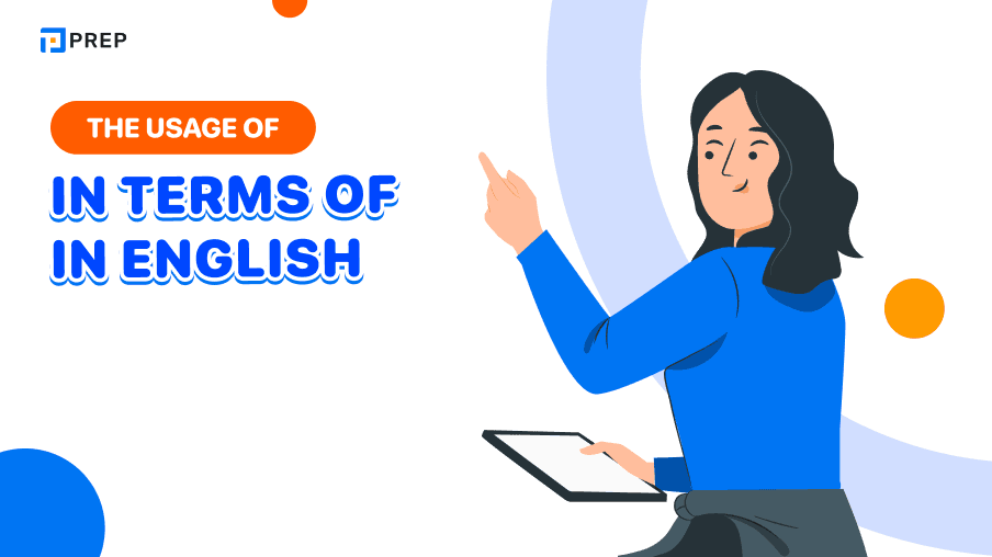 The usage of In terms of in English