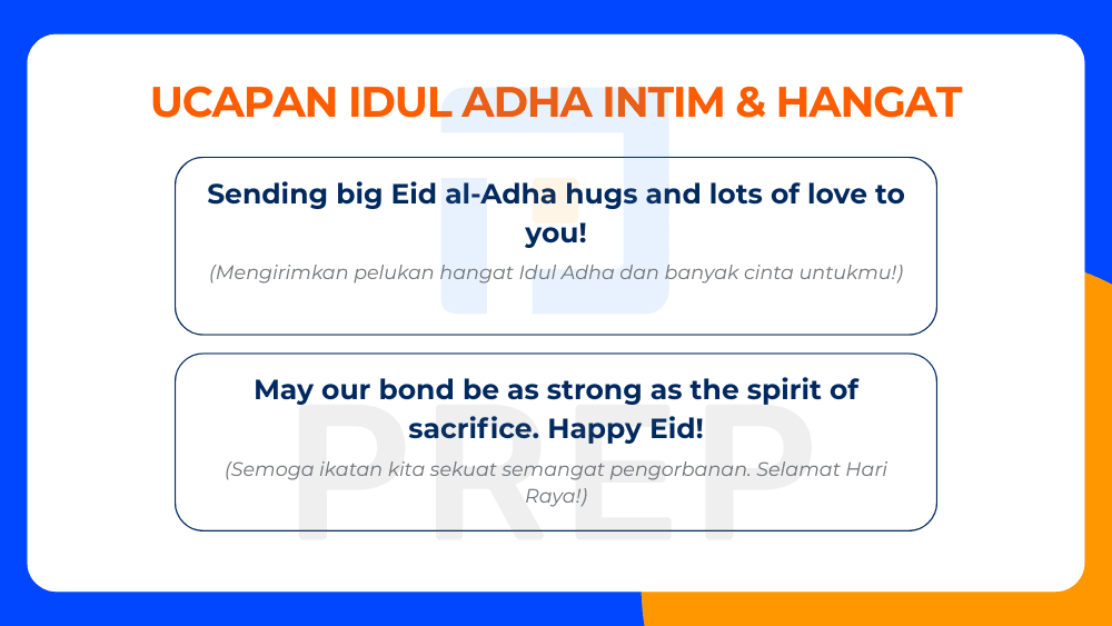 Ucapan Idul Adha Intim & Hangat dalam Bahasa Inggris