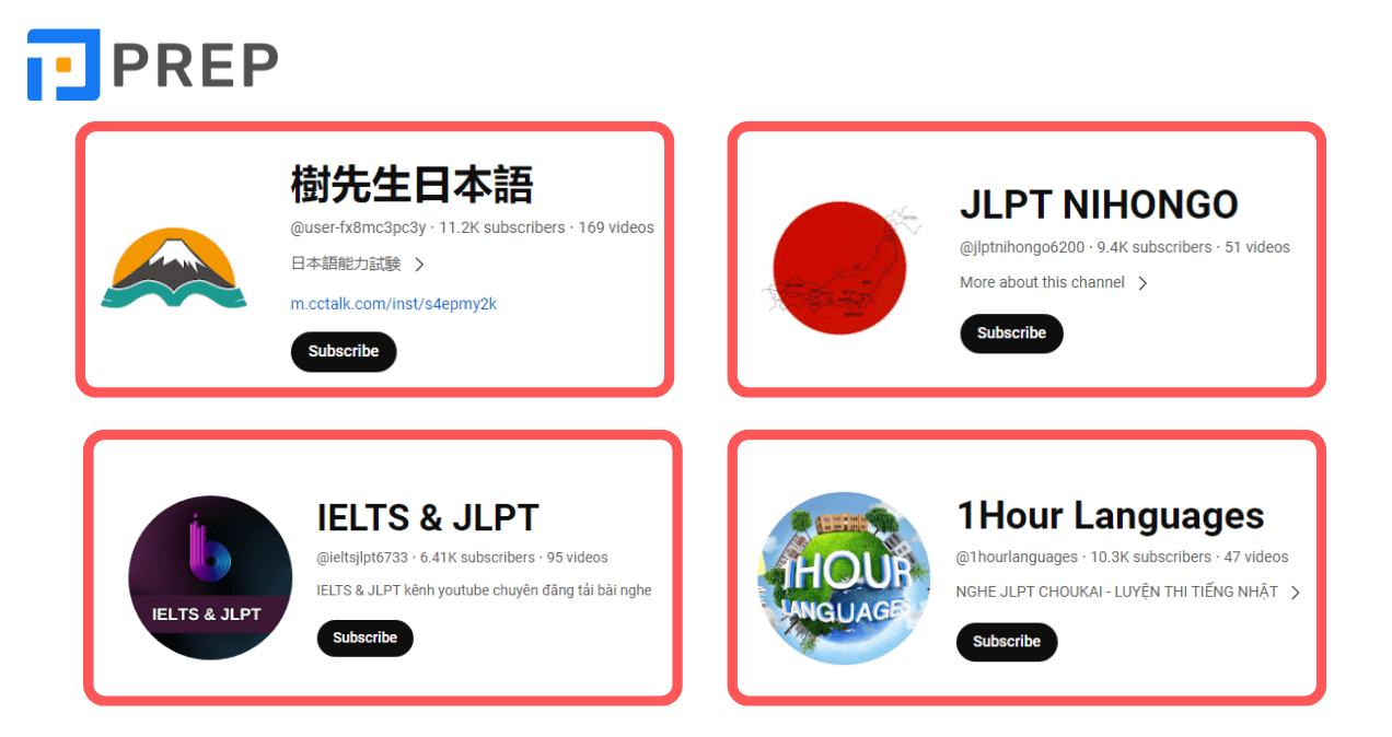Các kênh Youtube luyện nghe JLPT N2
