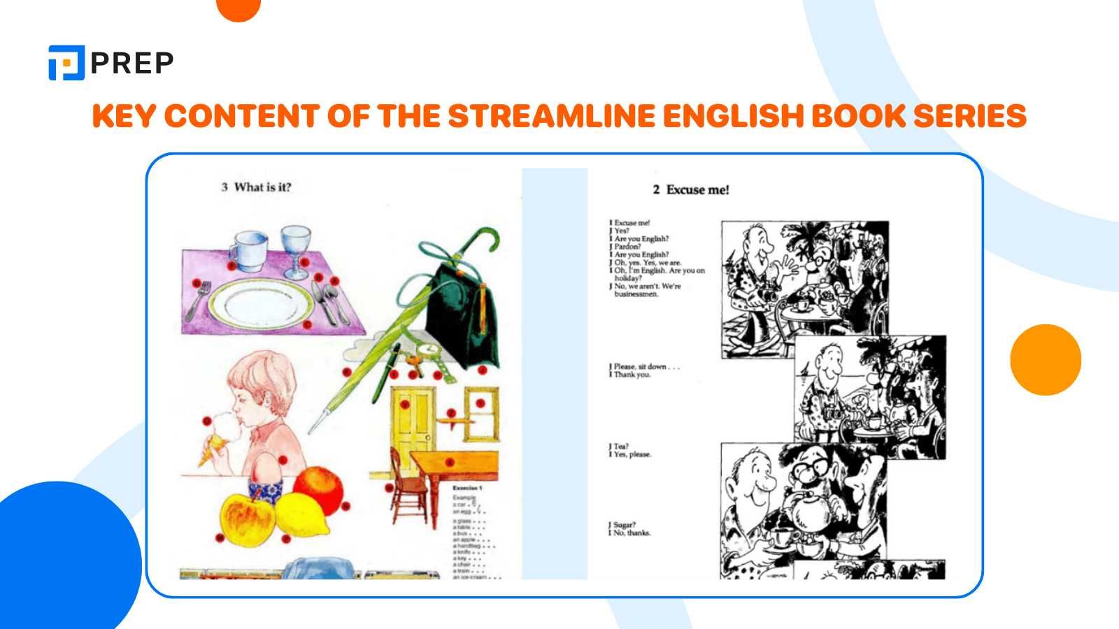 Key content of the Streamline English Book Series