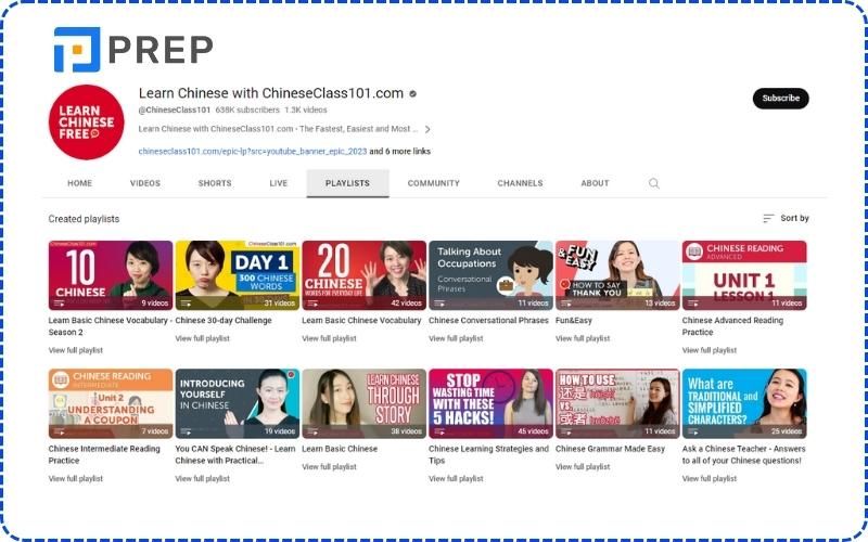 Khóa học tiếng Trung giao tiếp miễn phí tại Learn Chinese with ChineseClass101.com