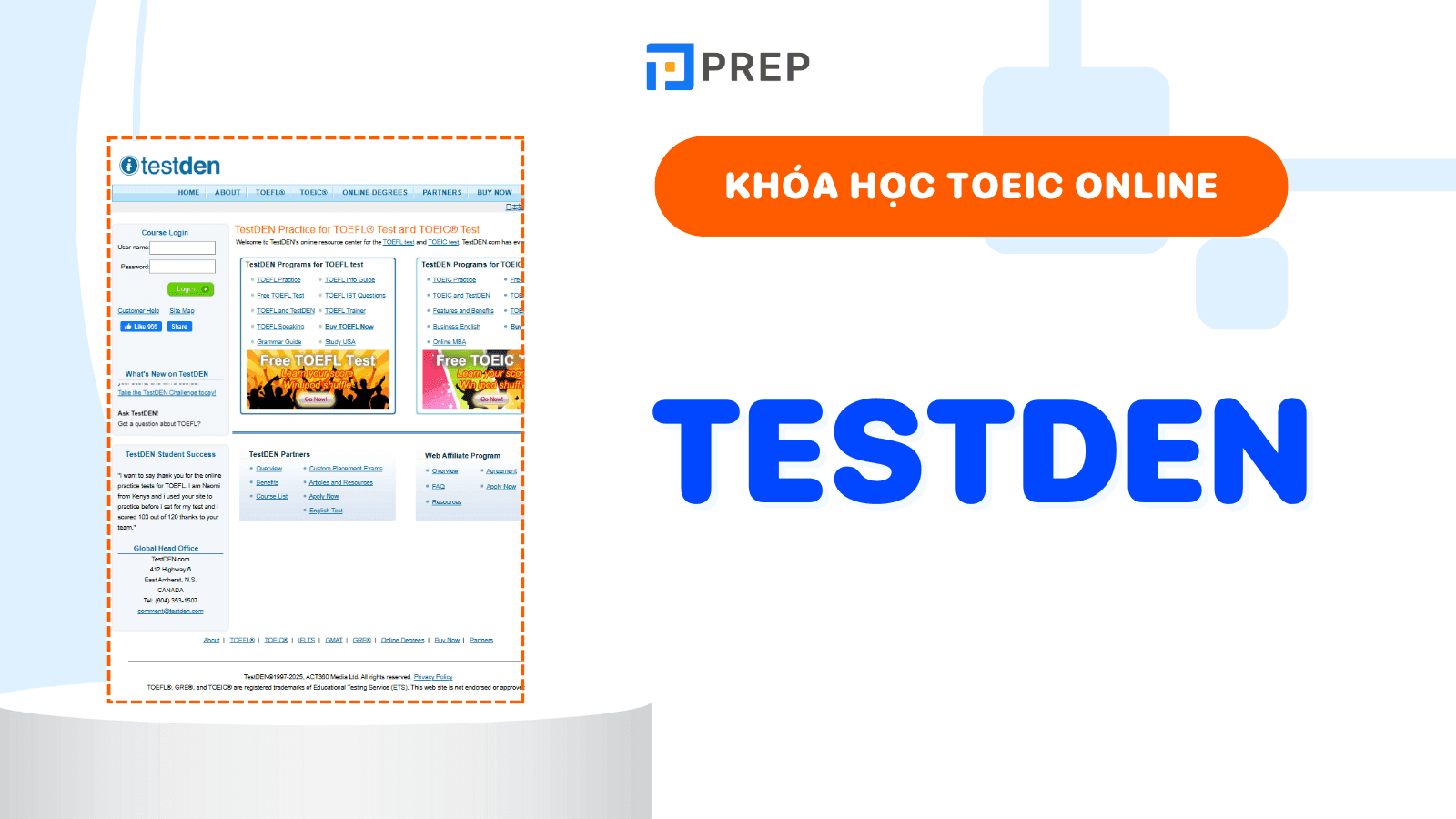 khóa học TOEIC online