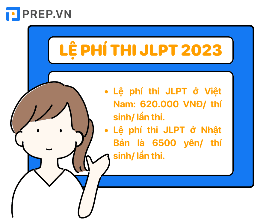Lệ phí thi JLPT 2023 tại Việt Nam và Nhật Bản