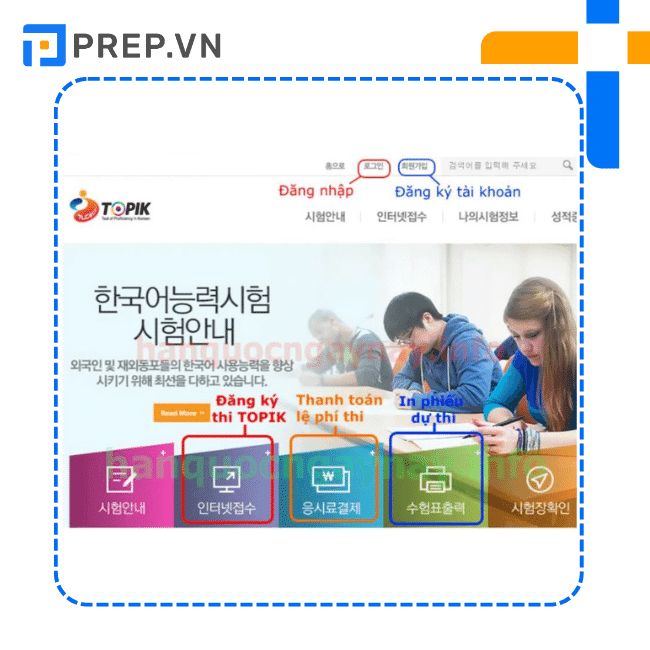 lệ phí thi topik, cách nộp lệ phí thi topik