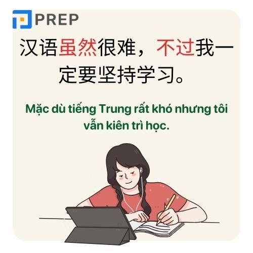Ví dụ về liên từ chỉ mối quan hệ tương phản