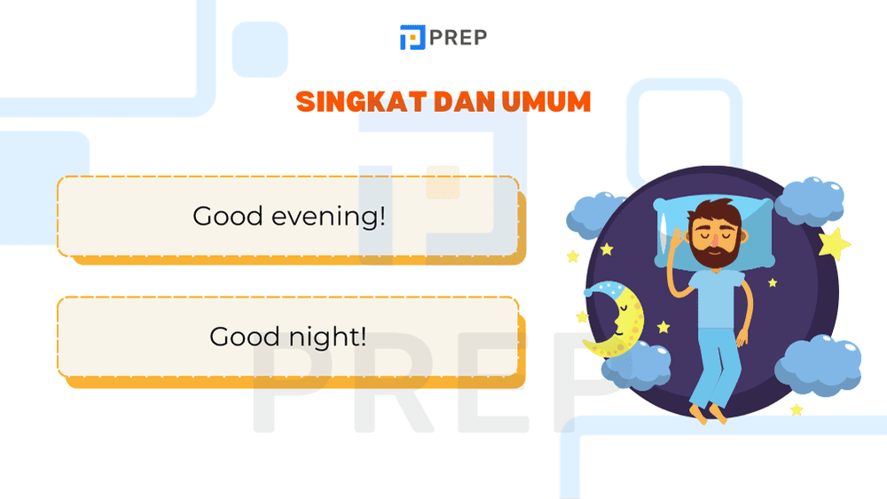 Frasa Selamat Malam yang Singkat dan Umum