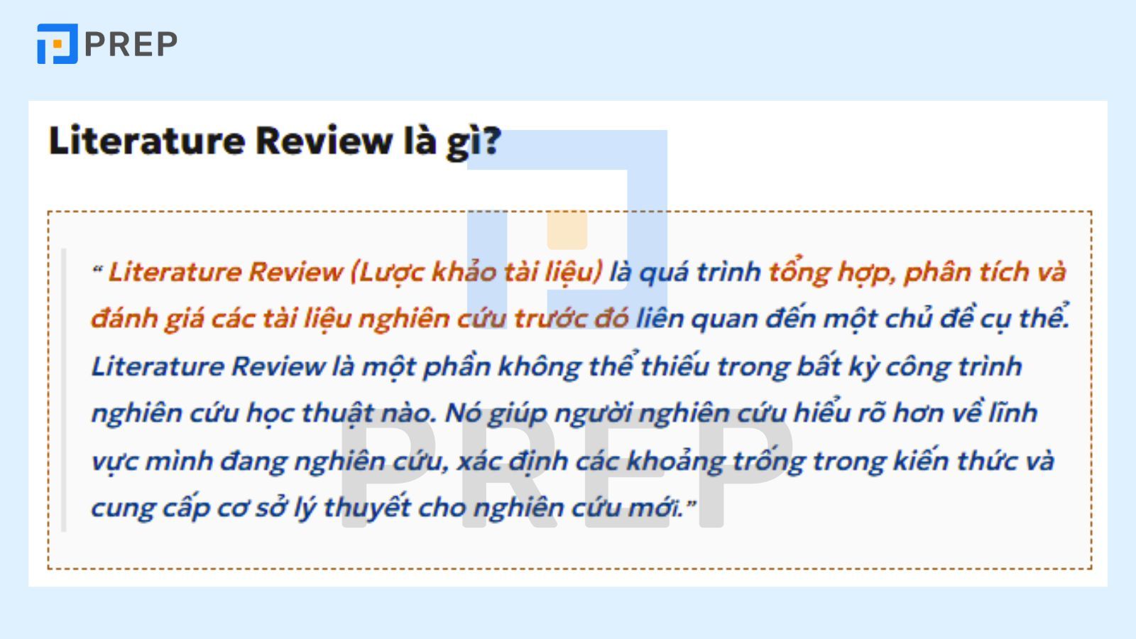 Literature Review là gì? – Tầm quan trọng – Mục đích