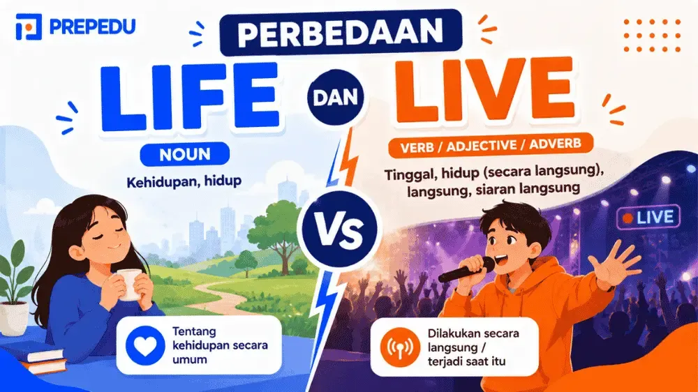 Perbedaan Life dan Live dalam Bahasa Inggris