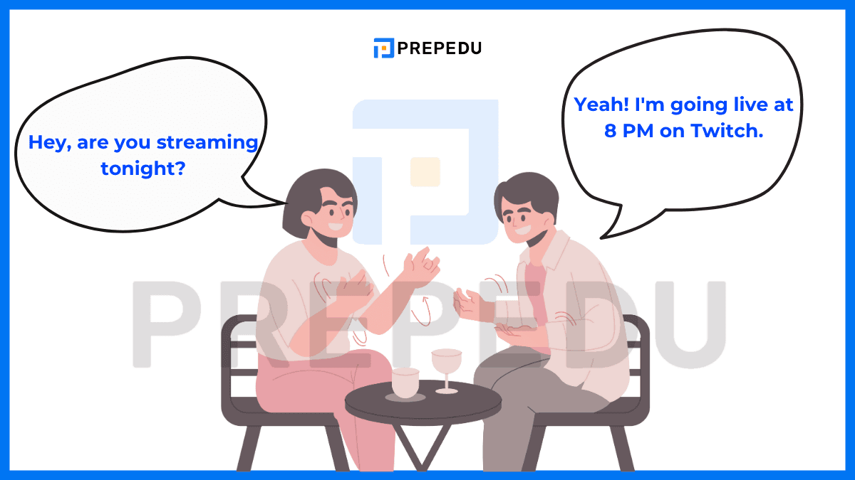 直播英文情境對話範例