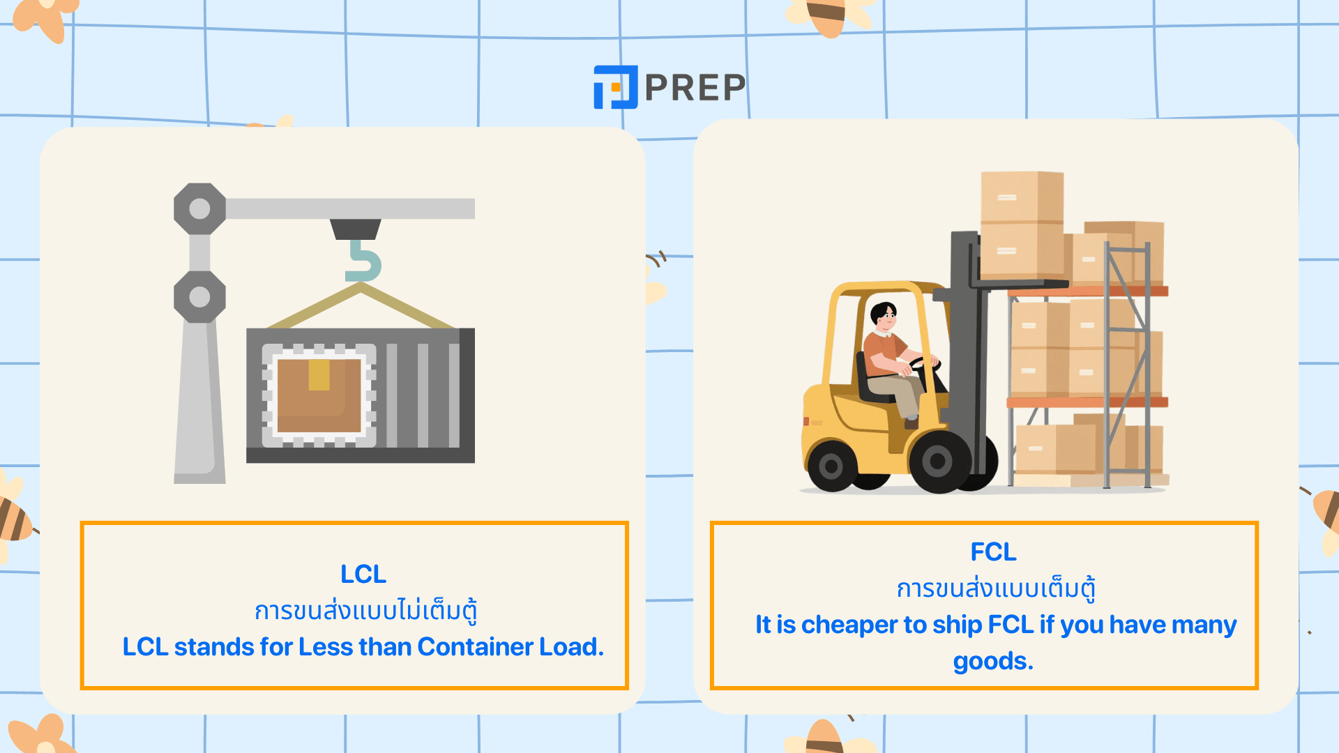 คํา ศัพท์ โล จิ สติ ก ส์ ภาษา อังกฤษ​ รวม Logistics Vocabulary ที่ต้องรู้