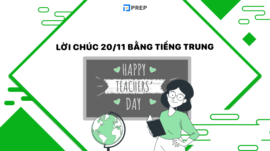 Lời chúc 20/11 bằng tiếng Trung