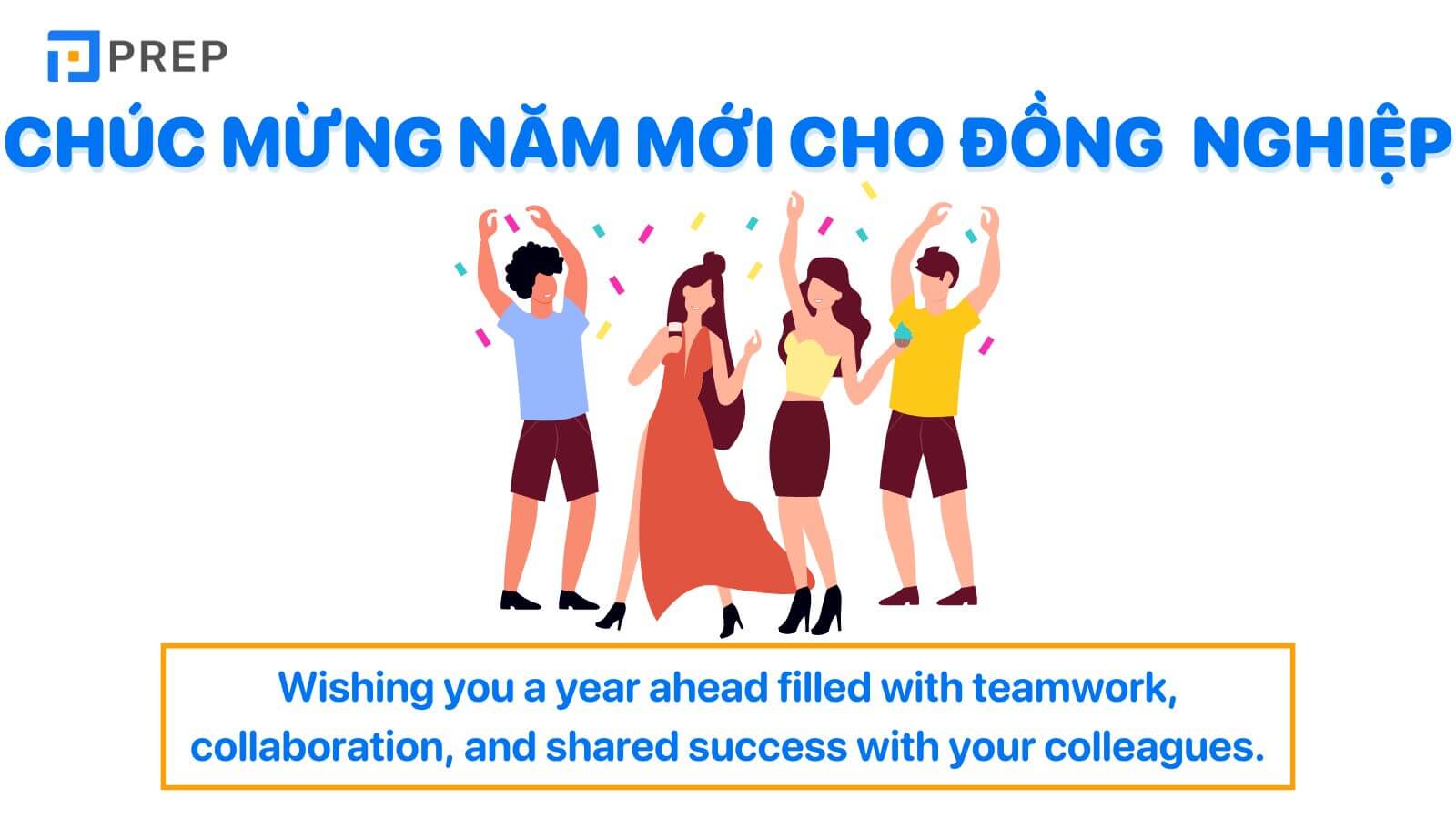 Lời chúc mừng năm mới tiếng Anh dành cho đồng nghiệp