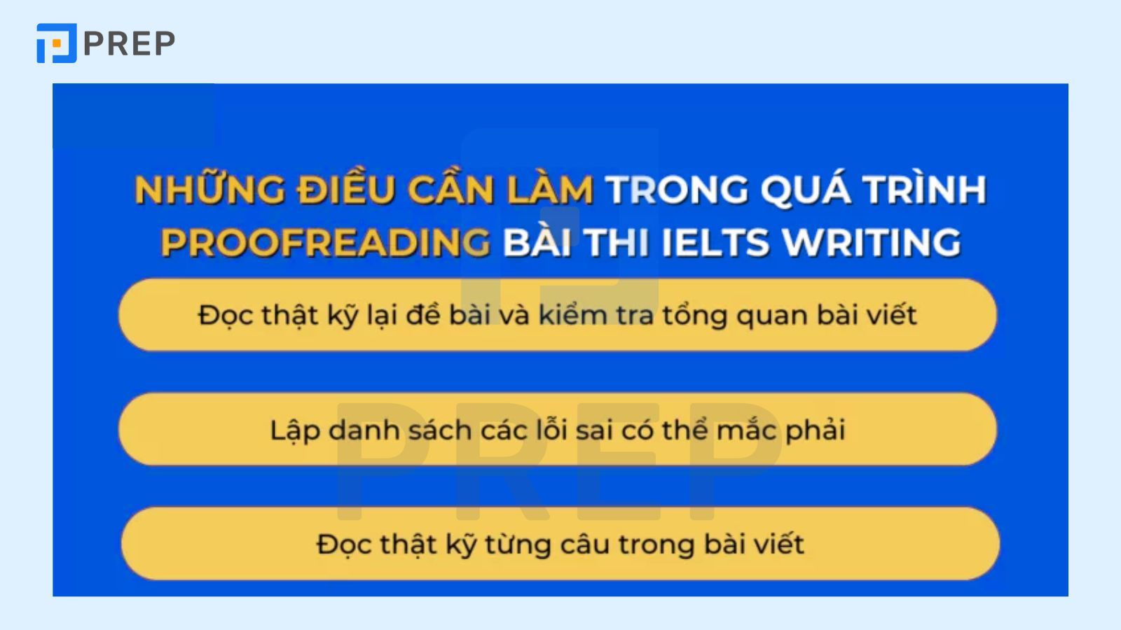 Lời khuyên để nâng cao kỹ năng writing và proofreading