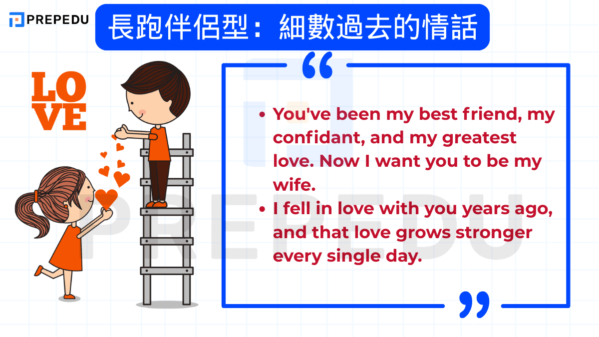 跑伴侶型：細數過去的情話