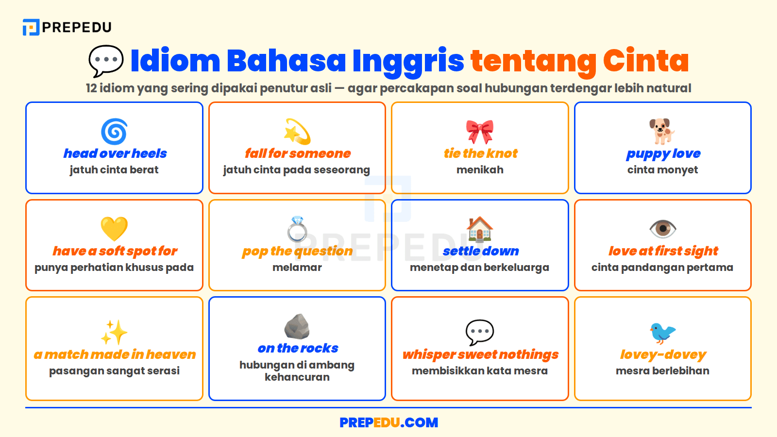 Idiom Cinta yang Membuat Bahasa Inggrismu Lebih Natural