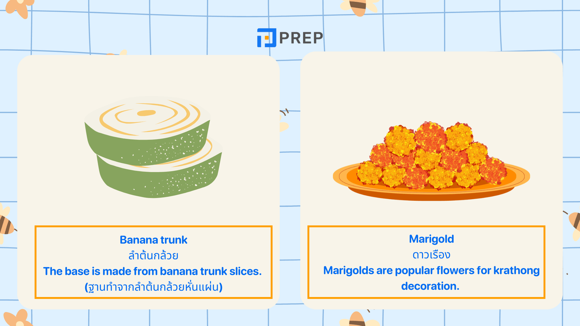 คำศัพท์วันลอยกระทง ภาษาอังกฤษ ลิสต์คำเด็ดที่ต้องรู้