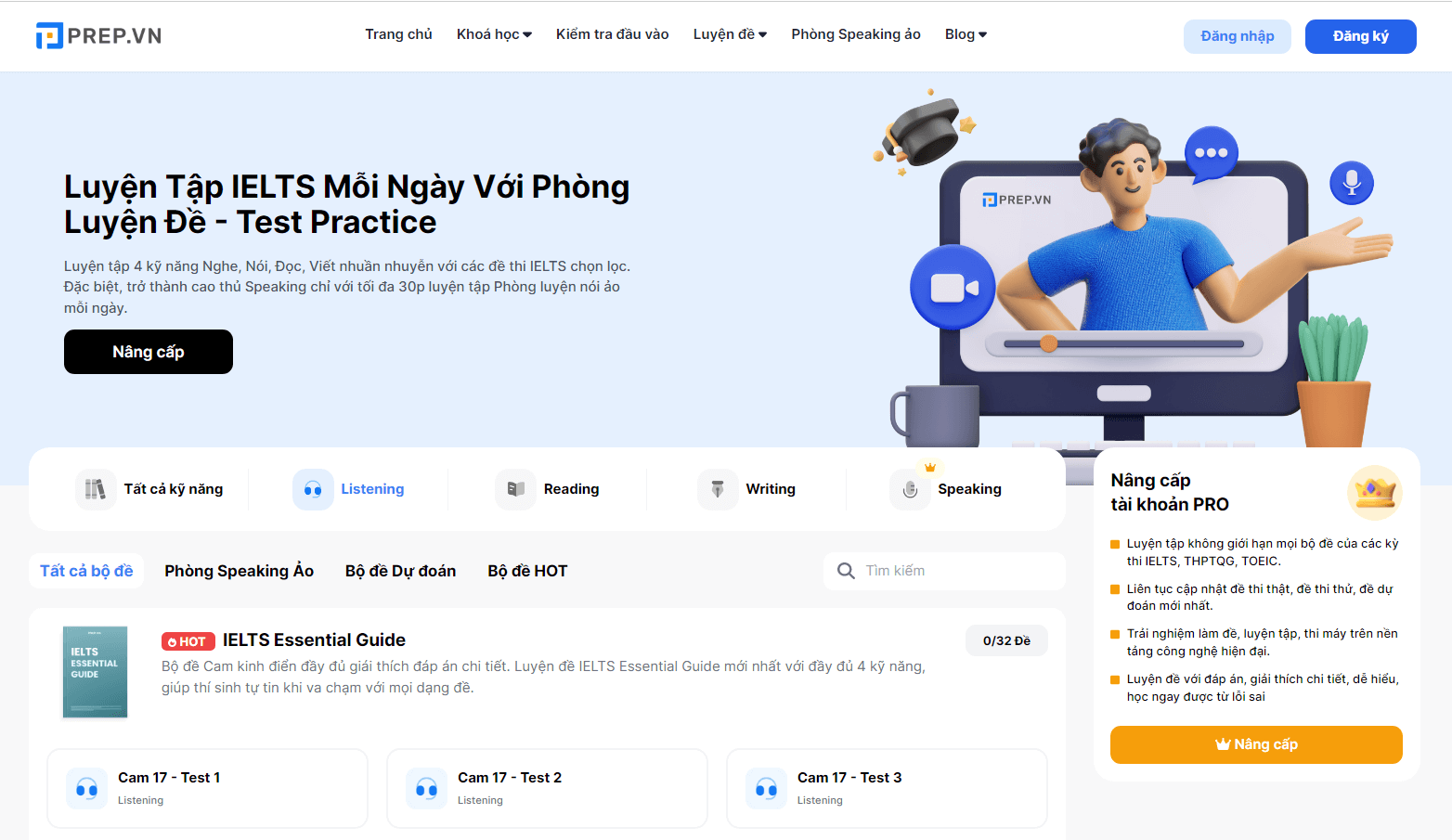 Luyện Matching Information IELTS Listening cùng Test Practice