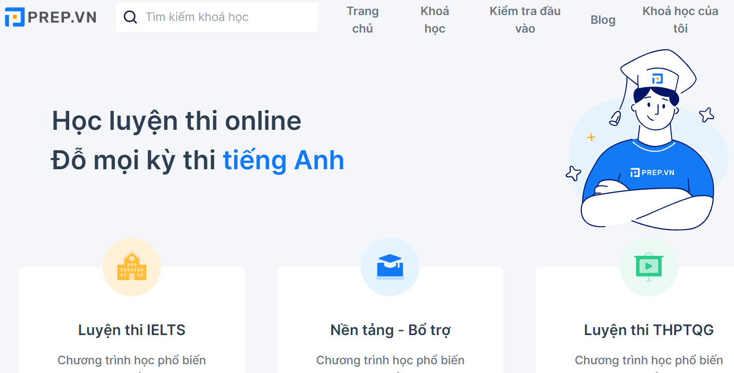 prepedu.com - Trang web luyện thi IELTS online miễn phí