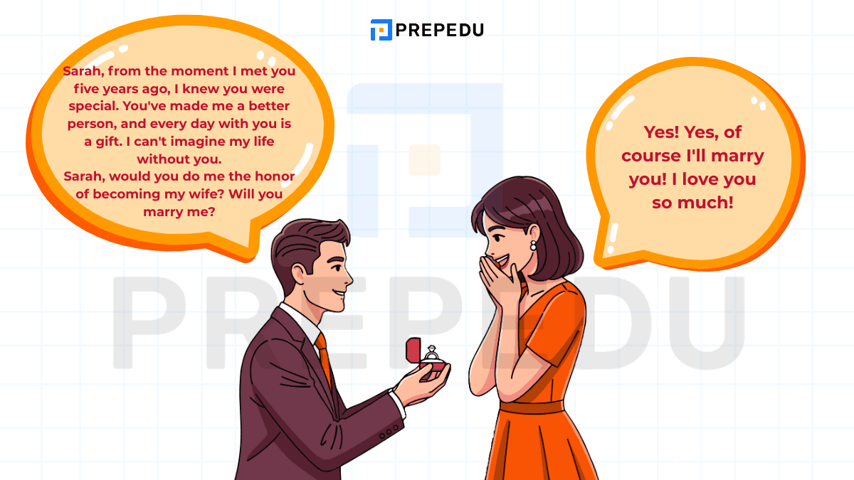 嫁給我英文的對話