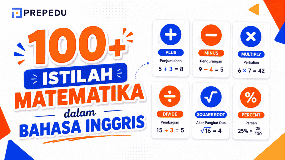 100+ Istilah Matematika dalam Bahasa Inggris Beserta Cara Membacanya