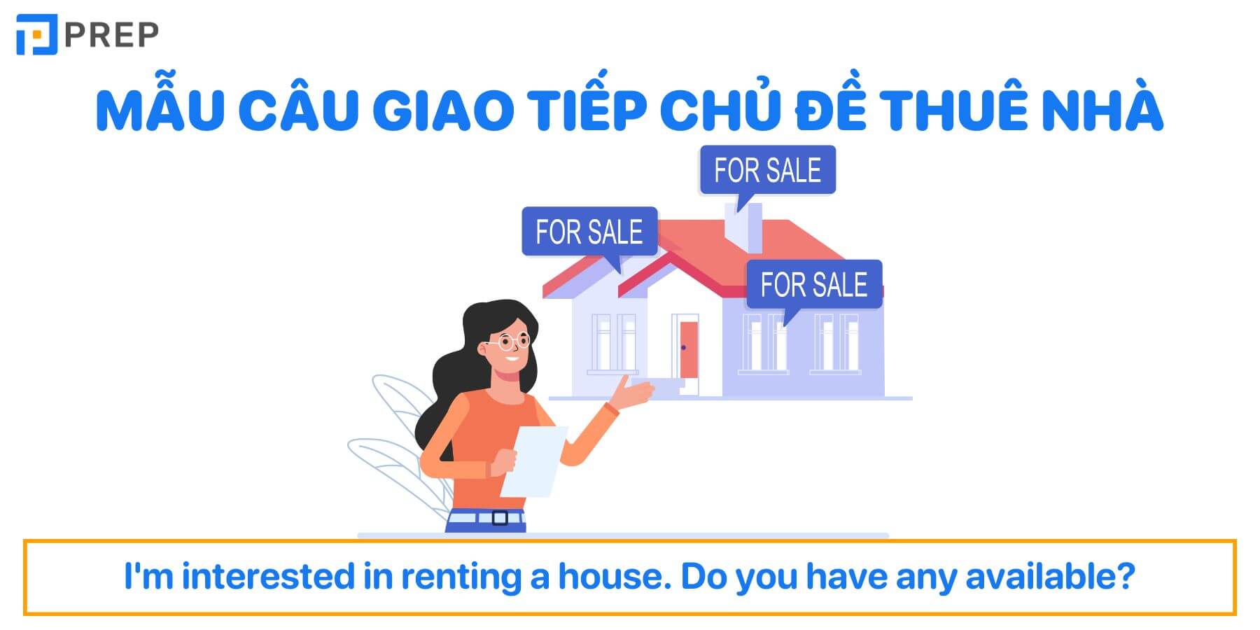 Mẫu câu giao tiếp chủ đề thuê nhà bằng tiếng Anh