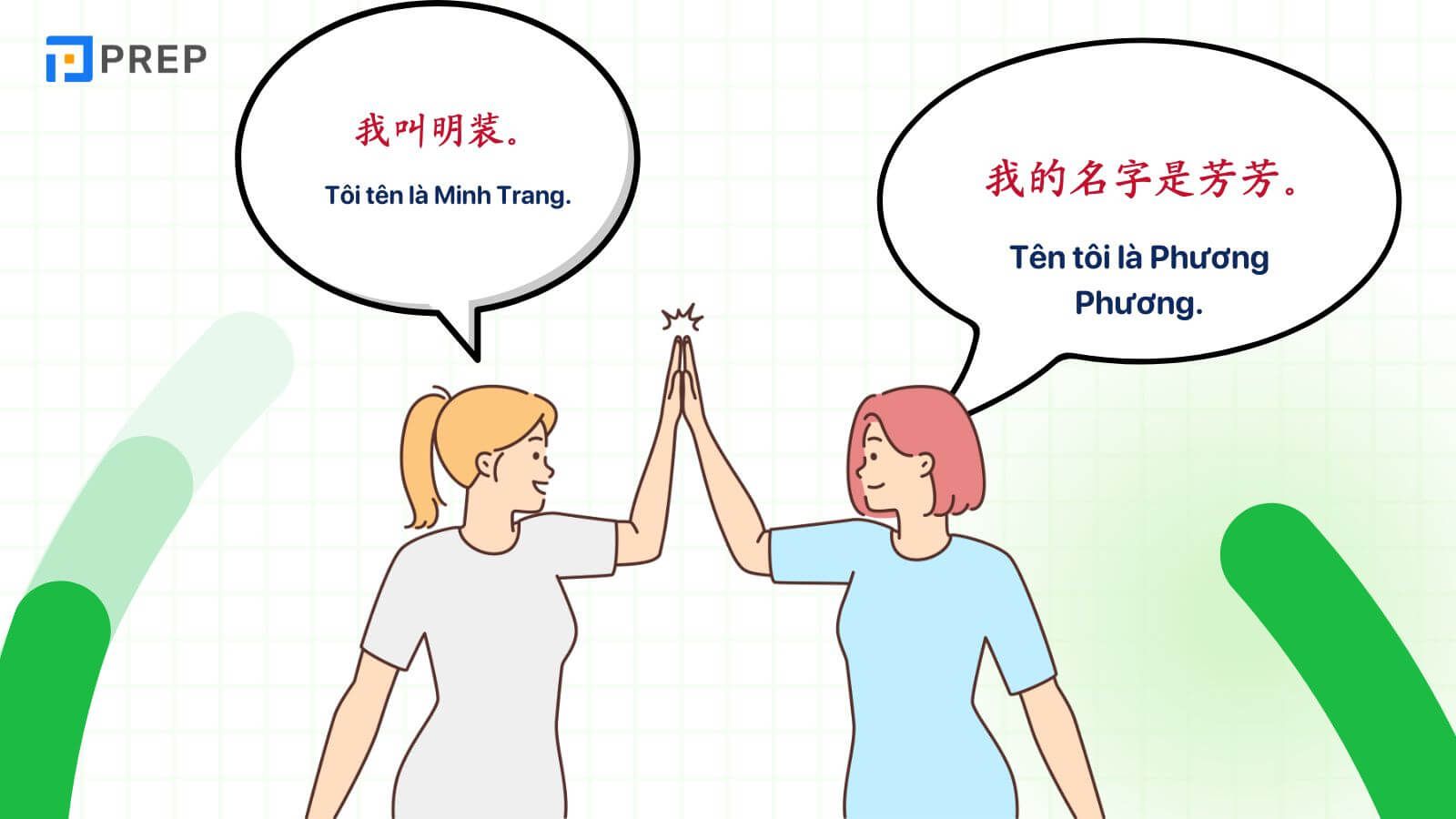 Mẫu câu giới thiệu tên của bản thân bằng tiếng Trung