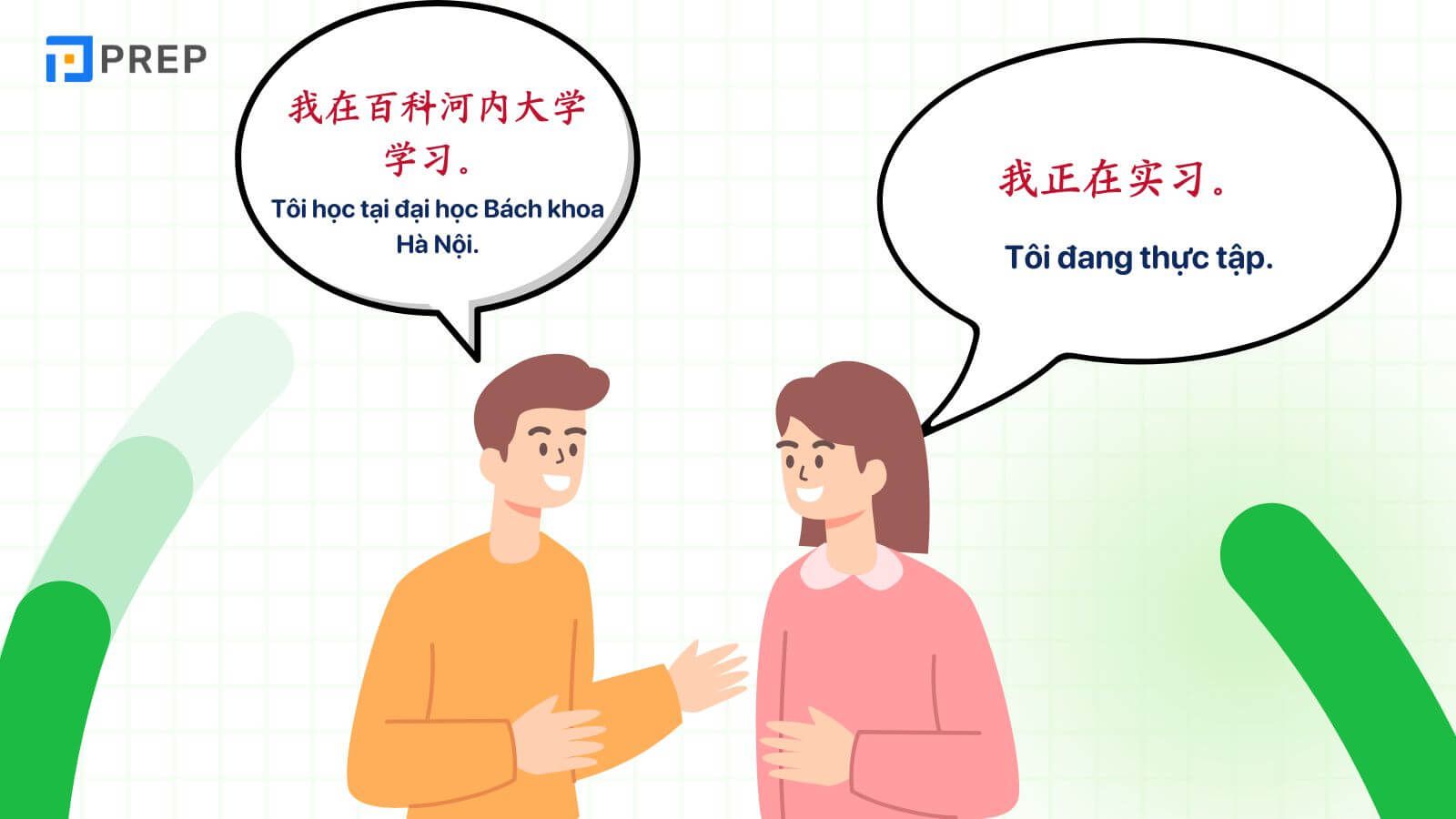 Mẫu câu giới thiệu nghề nghiệp học vấn tiếng Trung