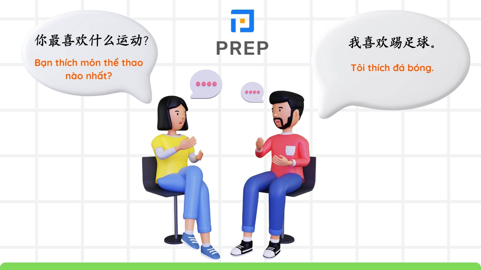 Mẫu câu hội thoại về các môn thể thao trong tiếng Trung