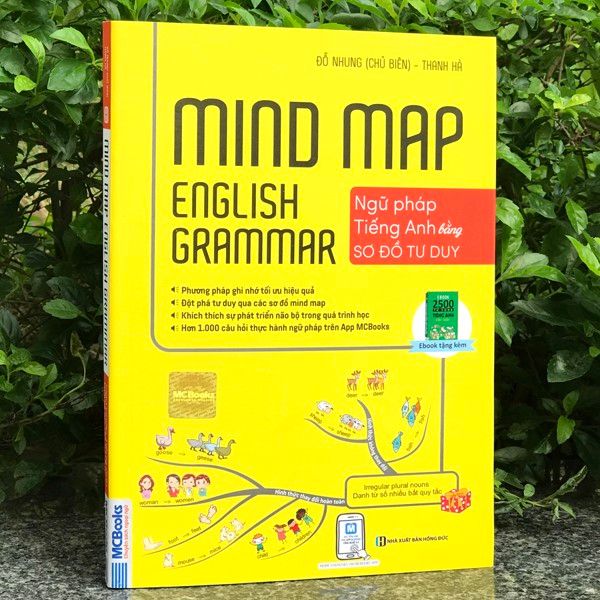 Sách mind map English Grammar học ngữ pháp qua sơ đồ tư duy