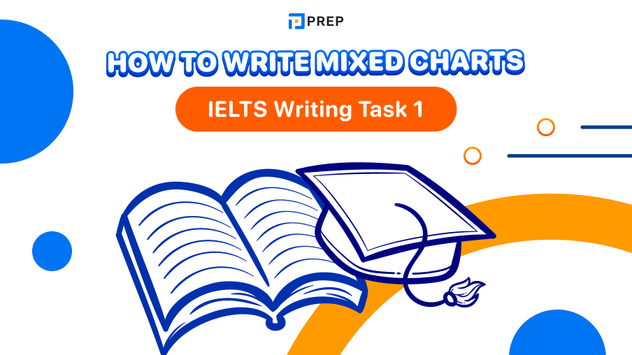 How to write Mixed Charts IELTS Writing Task 1