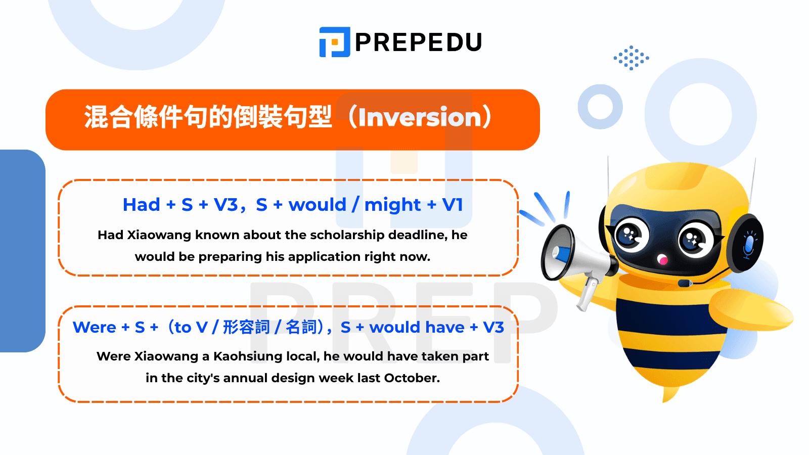 混合條件句的倒裝句型（Inversion）