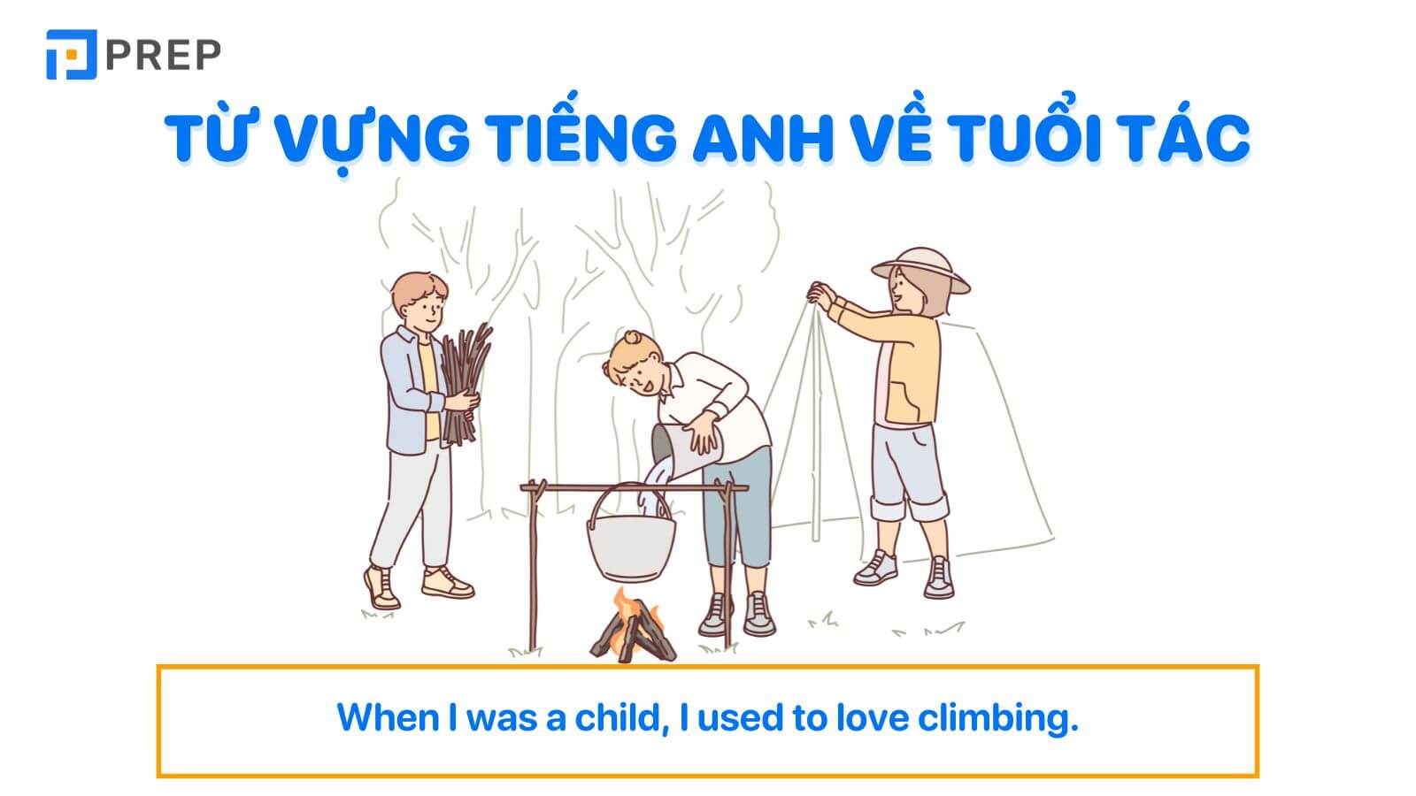 Một số từ vựng tiếng Anh về tuổi tác