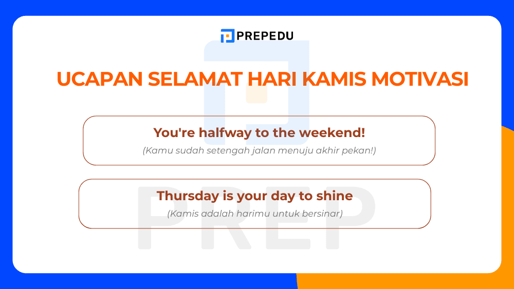 Selamat Hari Kamis Bahasa Inggris yang Hangat dan Santai