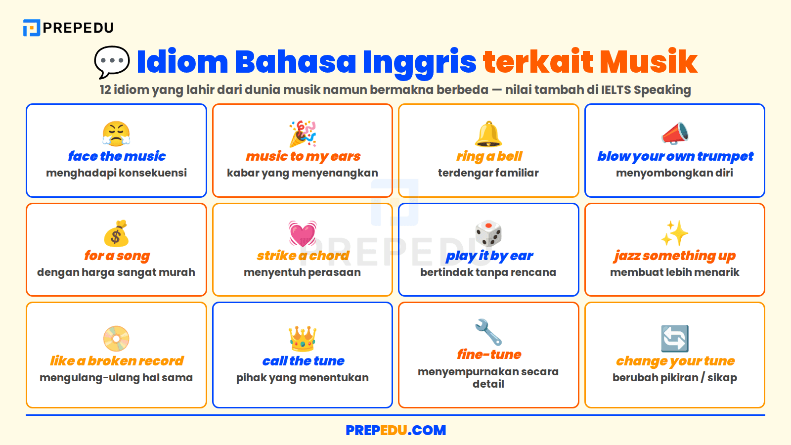 Idiom Musik yang Membuat Bahasa Inggris Terdengar Lebih Fasih