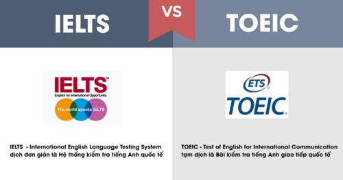 SO SÁNH ĐIỂM GIỐNG VÀ KHÁC NHAU CỦA IELTS VÀ TOEIC
