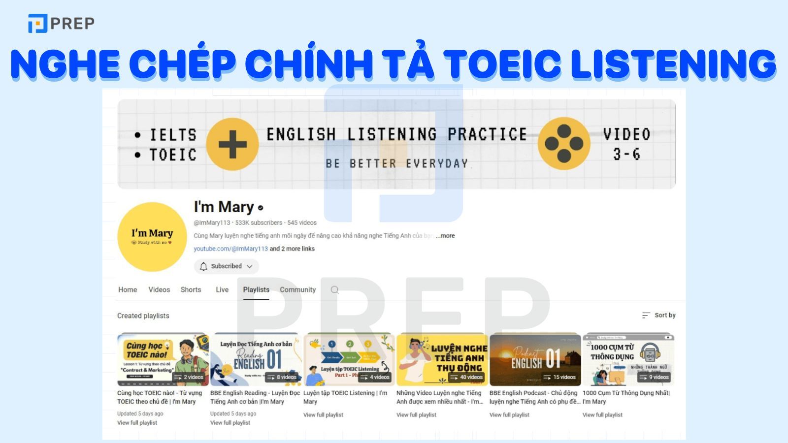 Nghe chép chính tả TOEIC Listening