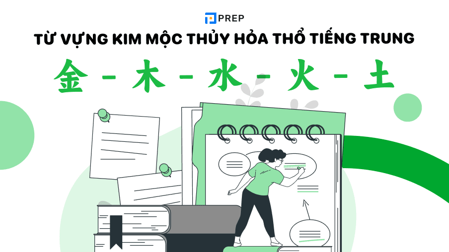 Kim Mộc Thủy Hỏa Thổ tiếng Trung