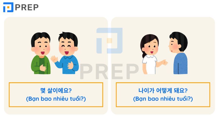 cách nói tuổi trong tiếng Hàn