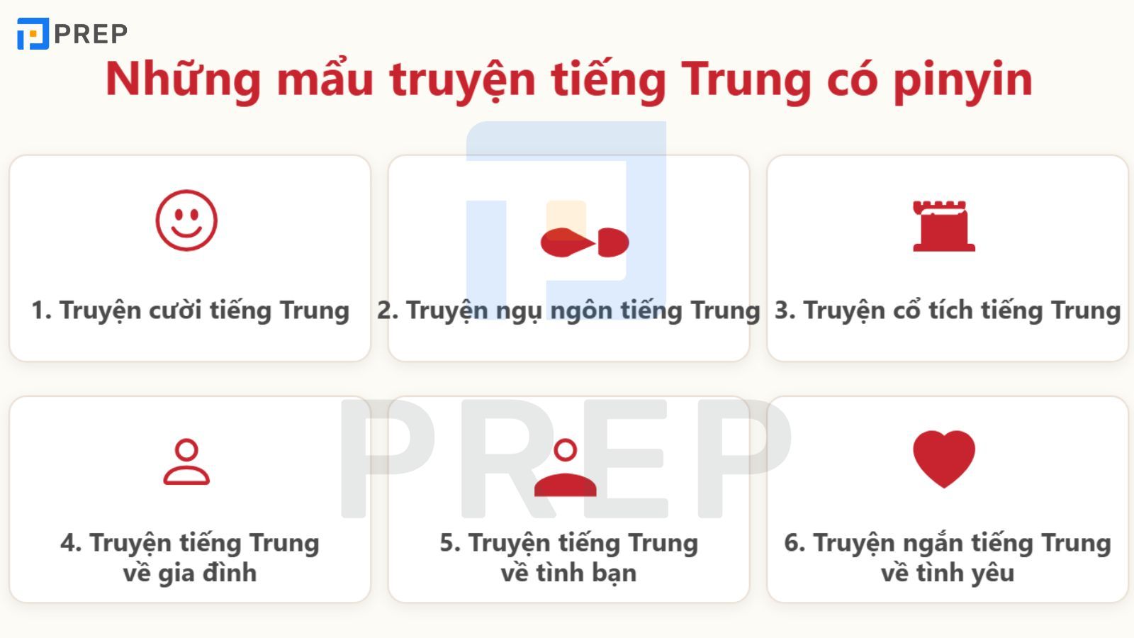 Những mẩu truyện tiếng Trung có pinyin