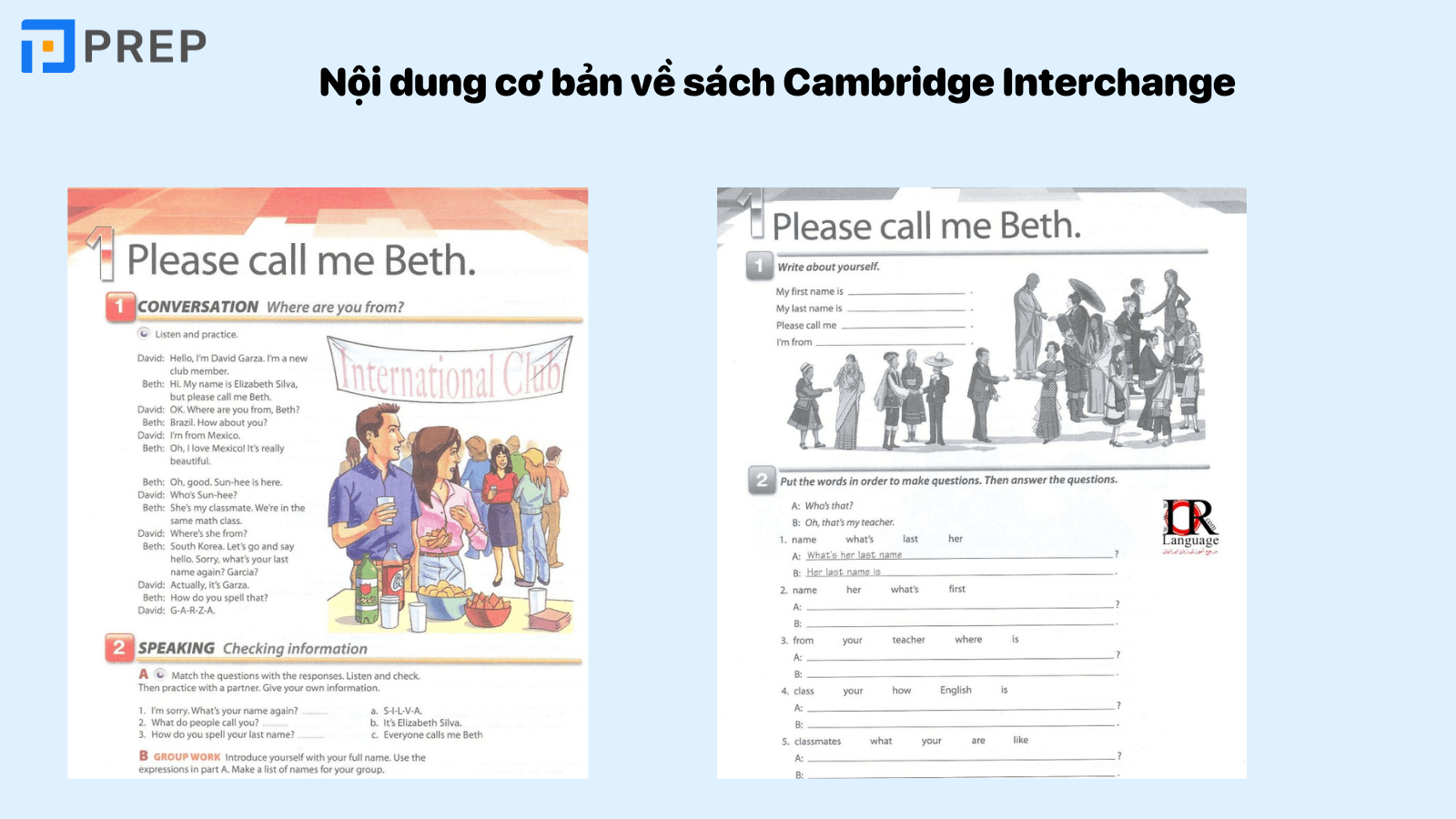 Nội dung cơ bản của sách Cambridge Interchange