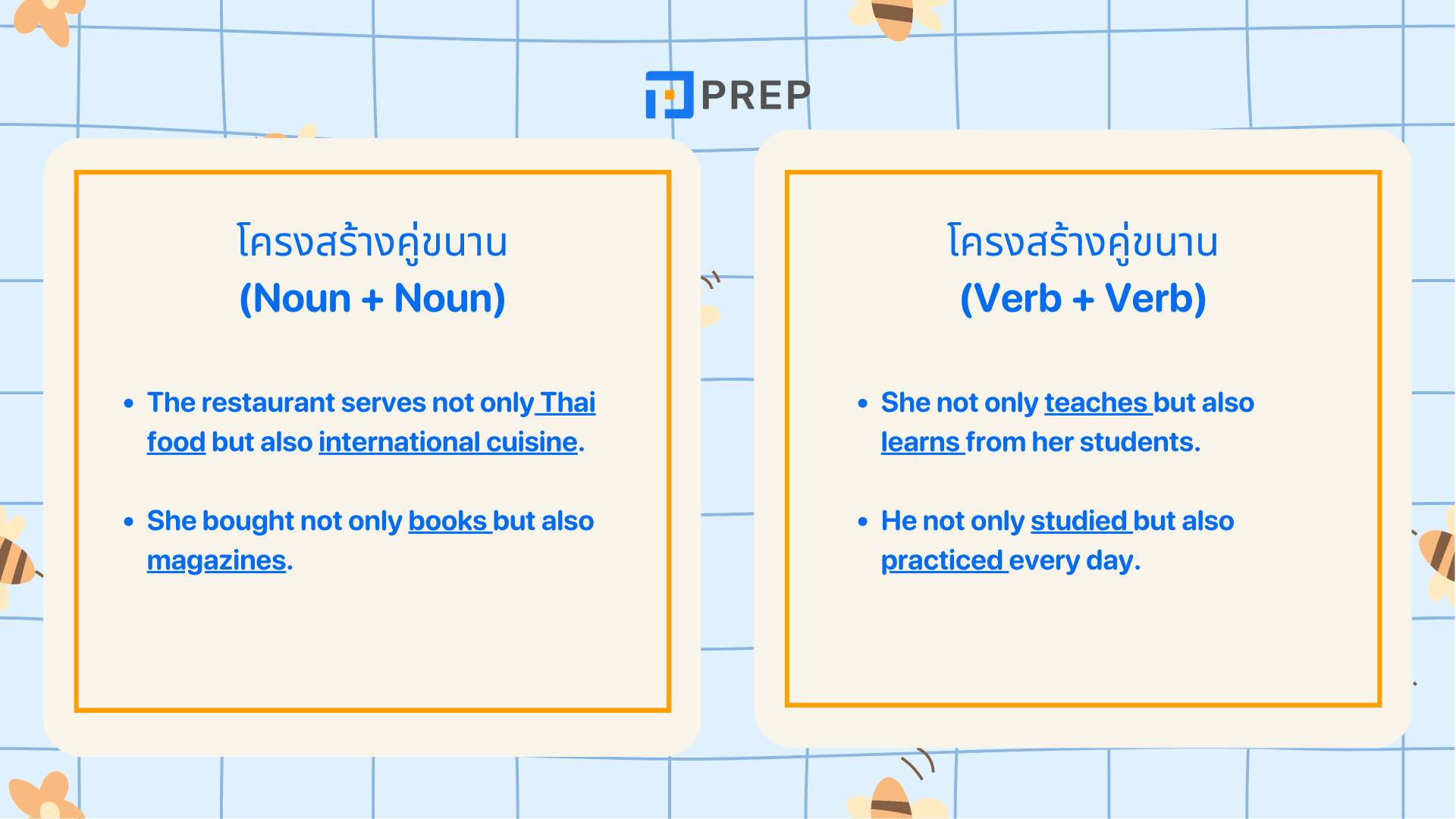 Not Only But Also ใช้ยังไง? โครงสร้าง ตัวอย่างเข้าใจง่ายใน 3 นาที