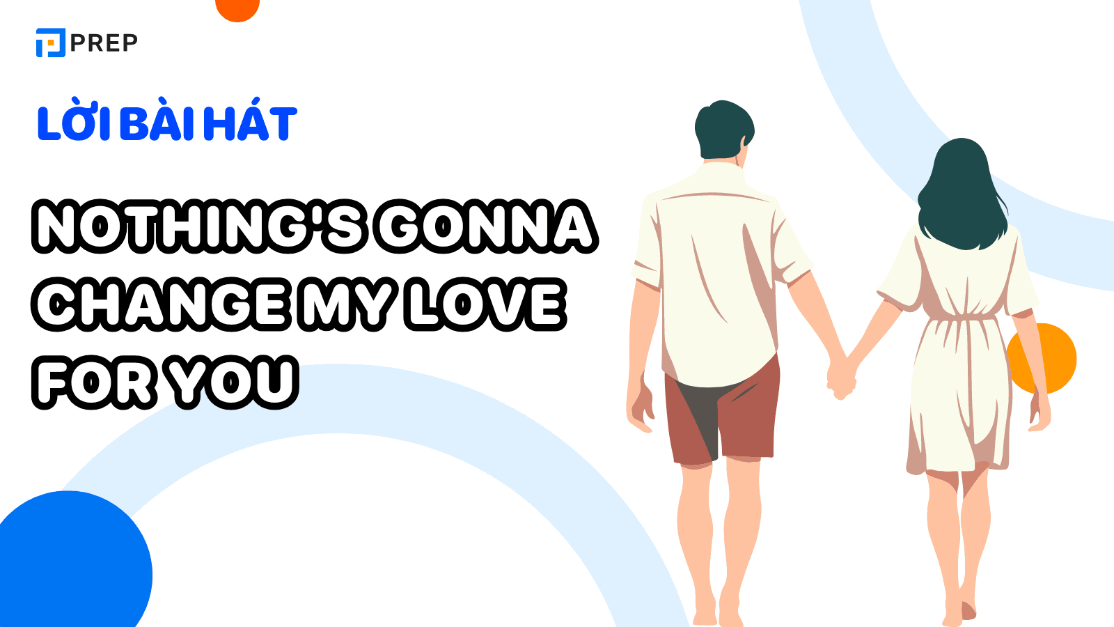 Nothing's gonna change my love for you lyrics​