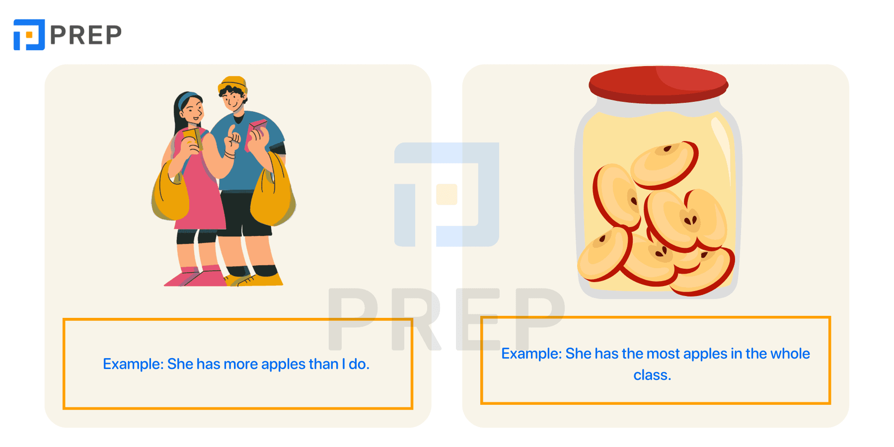 Nouns in comparison sentences