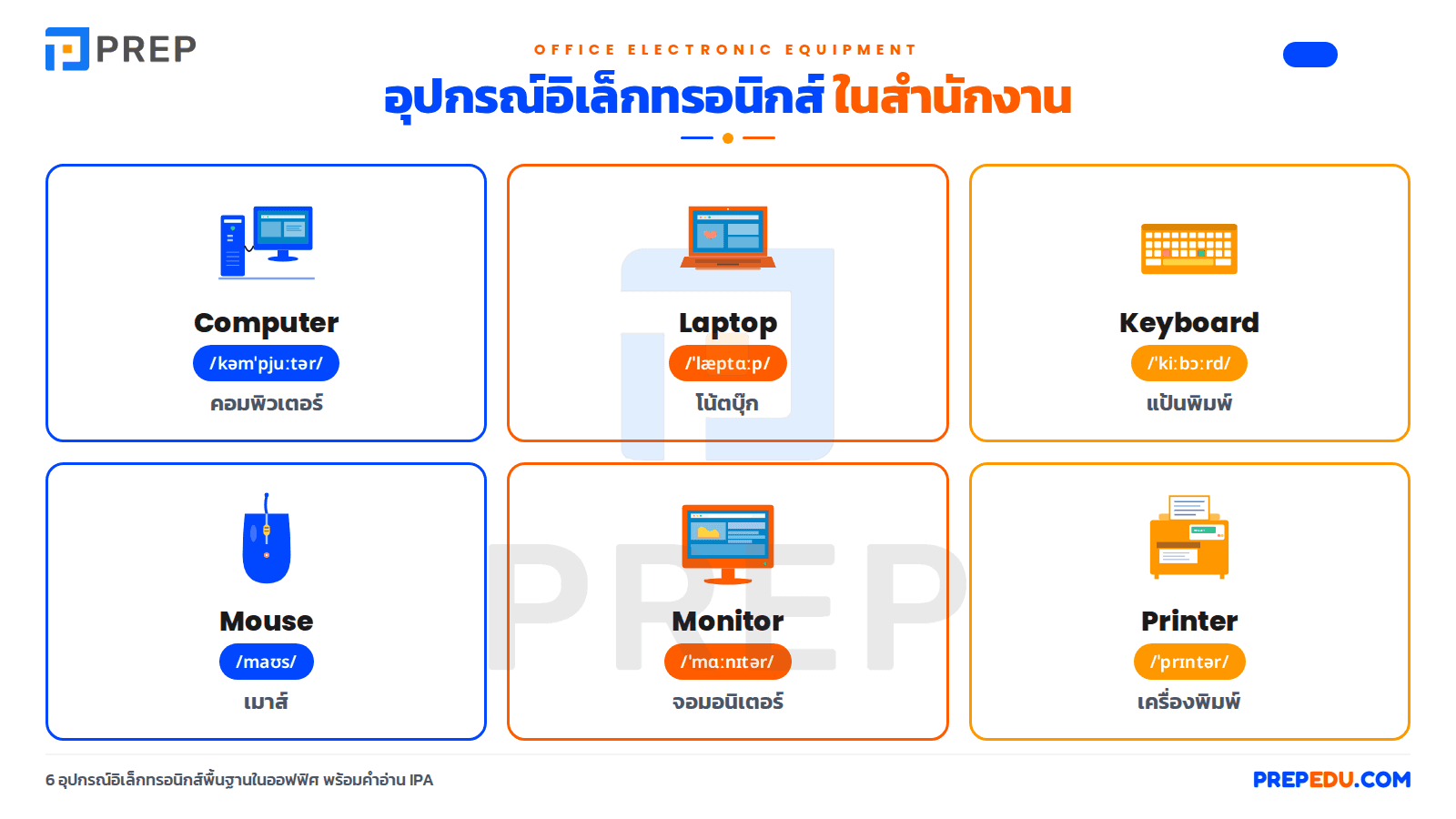 อุปกรณ์อิเล็กทรอนิกส์ในสำนักงาน 