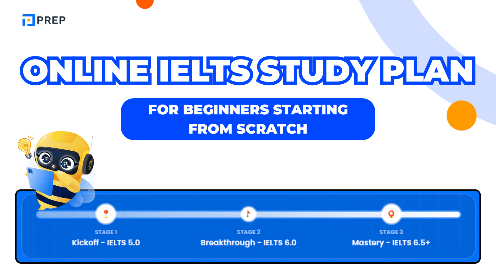 Online IELTS study plan for beginners starting from scratch